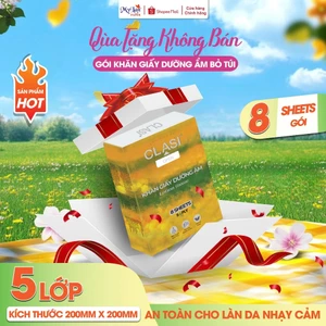 Khăn Giấy Dưỡng Ẩm Cánh Đồng Vàng MyLan Mềm Mịn Không Bụi Dùng Lau Mặt - Hàng Chính Hãng