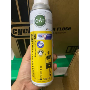 Dung dịch vệ sinh kim phun máy dầu GAT Diesel System Cleaner Plus (300ml) - Làm sạch buồng đốt, giảm khói đen