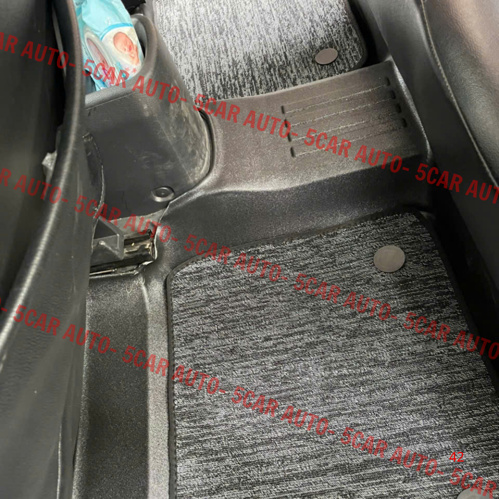 Thảm lót sàn NHỰA đúc TPE 5D xe Nissan Almera 2018- 2025, Mẫu Tràn viền bậc cửa