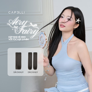 Bộ Tóc Kẹp 3 Phím CAPELLI Thẳng Silky Straight 50cm