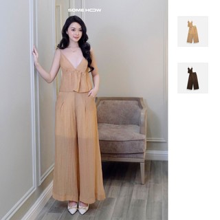 Set String Top Loose Pant Mango, Chất Vải Mango Gân Thoải Mái, WSB131, SOME HOW STORE