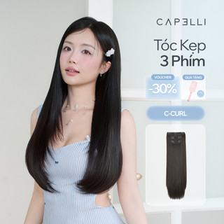 Bộ Tóc Kẹp 3 Phím CAPELLI Cúp C-Curl 50cm