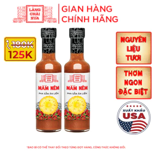 COMBO 2 CHAI 300G Mắm nêm pha sẵn cao cấp Làng Chài Xưa nguyên liệu tươi Thơm ngon đặc biệt