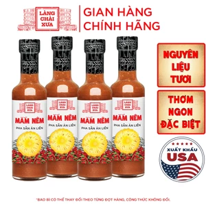 COMBO 4 CHAI 300G Mắm nêm pha sẵn cao cấp Làng Chài Xưa nguyên liệu tươi Thơm ngon đặc biệt