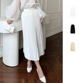 [Deal Độc Quyền] Chân Váy Nữ Med Pleated , Chất Vải Phi Lụa Thoải Mái , WCV008  SOME HOW STORE