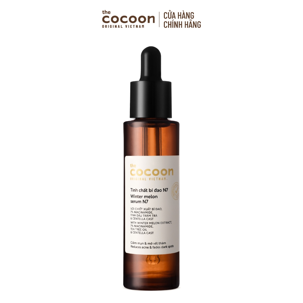 [MUA 2 GIẢM 45%] Combo Tinh chất bí đao (serum) 7% Niacinamide (N7) 30ml + Mặt nạ bí đao 30ml