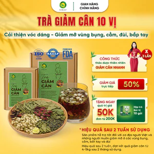 Trà Giảm Cân Sunbeleaf - Giảm Mỡ Bụng Sau 2 Tuần, Giảm Cân An Toàn Không Tác Dụng Phụ - Hộp 10 Đến 20 Gói