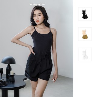 Set Nữ Bodysuit Short Essential , Chất Vải Áo Cotton 4 Chiều , Quần Tuyết Mưa, WSB045 SOME HOW STORE