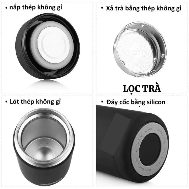 Cốc Uống Trà Giữ Nhiệt Nhật Bản Dung Tích400ml Hàng Nhập Bãi Chưa Qua Sử Dụng Có Lọc Trà