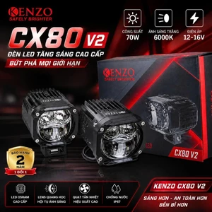 Kenzo cx80 v4 bản nâng cấp quạt tản nhiệt pha siêu mạnh 70w bảo hành 1 năm