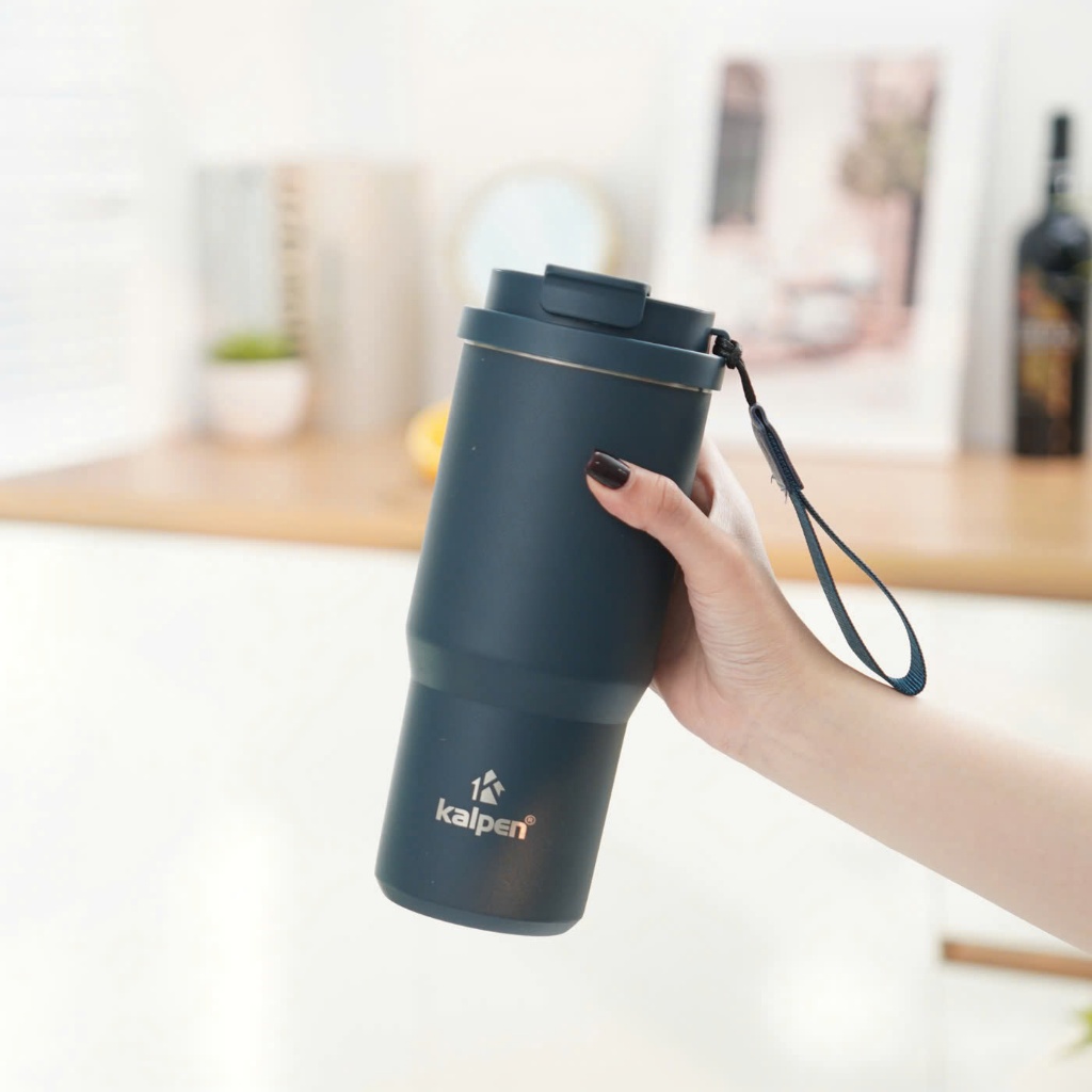 H108_ Cốc giữ nhiệt Inox 304 Kalpen DA05 750ml  giao ngẫu nhiên
