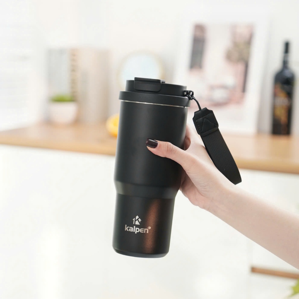 H108_ Cốc giữ nhiệt Inox 304 Kalpen DA05 750ml  giao ngẫu nhiên