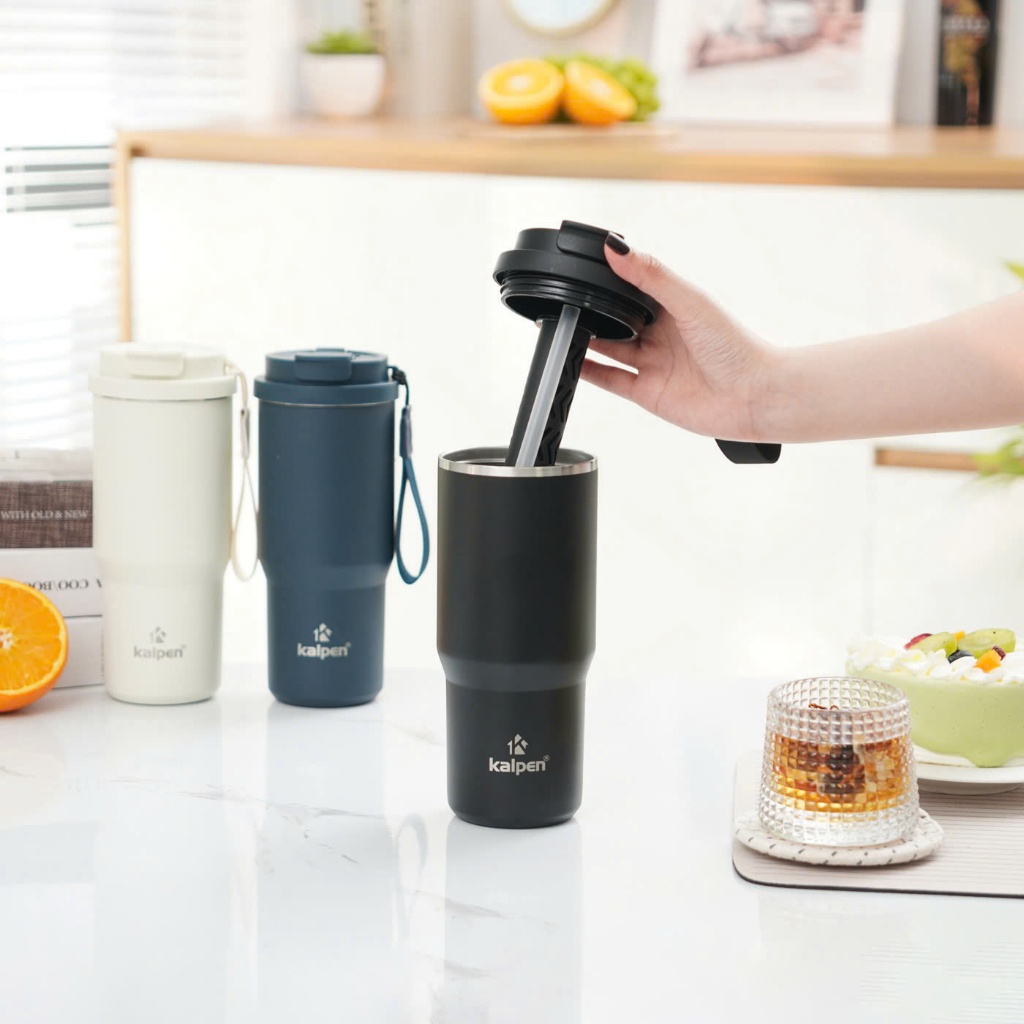 H108_ Cốc giữ nhiệt Inox 304 Kalpen DA05 750ml  giao ngẫu nhiên