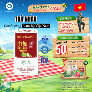 Trà Nhàu Rừng Sunbeleaf - Giảm Đau Nhức Xương Khớp, Giảm Viêm, Đau Nhức Mãn Tính