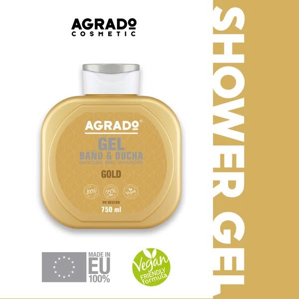 H93_Sữa tắm Agrado Gold 750ml