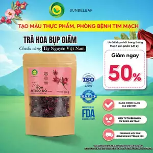 Trà Hoa Atiso Đỏ Sunbeleaf (Hoa Bụp Giấm) Hàng Tuyển Chọn, Không Nát