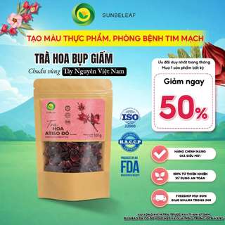 [NGUYÊN BÔNG] Trà Hoa Atiso Đỏ Sunbeleaf (Hoa Bụp Giấm) Hàng Tuyển Chọn, Không Nát