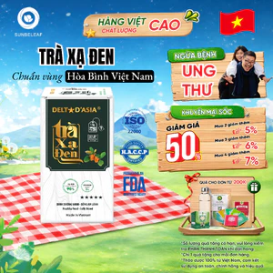 Trà Xạ Đen Hòa Bình Sunbeleaf - Tiêu U, Phòng Ung Thư Và Giải Độc Gan