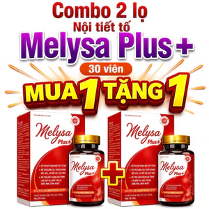 Date mới 2028 COMBO 2 LỌ: NỘI TIẾT TỐ NỮ MELYSA PLUS+ ( Dành cho phụ nữ có U Nang, U Sơ, Giáp )