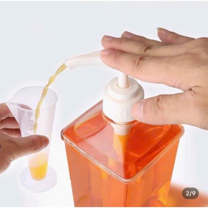 Bình bơm siro ,nước dường  1600ml - bằng nhựa dành cho quầy pha chế
