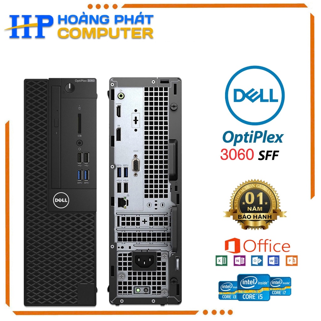 Bộ máy tính Dell OPTIPLEX 3050 (Core i7-6700 / RAM 8GB / New SSD