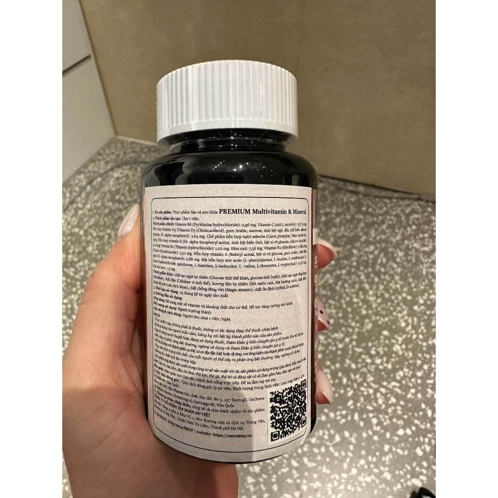 H95_Thực phẩm bảo vệ sức khỏe Premium Multivitamin & Mineral Nutri D-Day