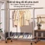 𝐅𝐔𝐑𝐍𝐈𝐒𝐇 𝐅𝐈𝐄𝐒𝐓𝐀 Giá phơi quần áo có thể kéo dài INOX Kệ để đồ dưới đáy giá treo quần áo Chịu Tải Cao Bánh Xe Di Động
