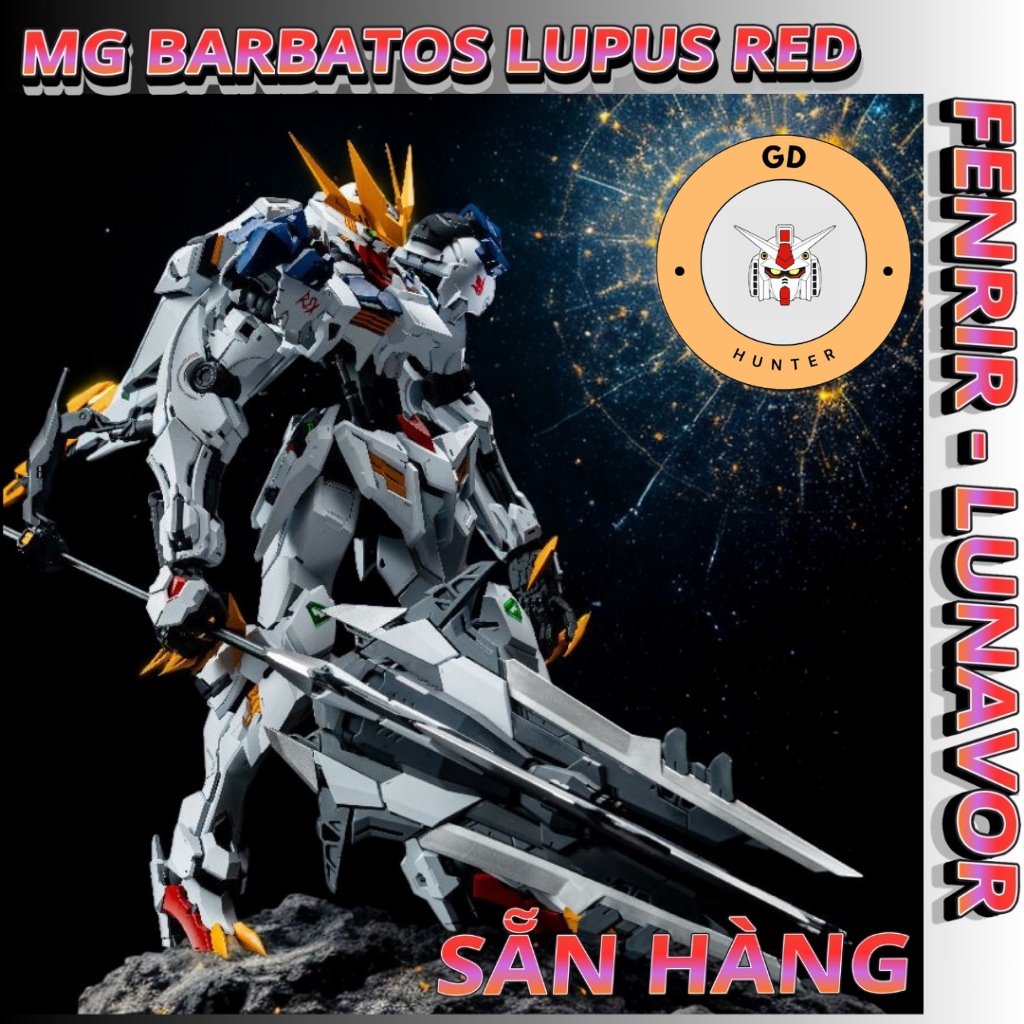 SẴN HÀNG] Mô Hình Lắp Ráp FENRIR BARBATOS REX LUNAVOR - Model Kit