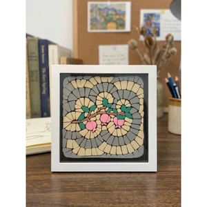 Tranh Mosaic 3D Nghệ Thuật – Tranh Trang Trí Hoa Vintage, Decor Phòng Khách/Phòng Ngủ, Quà Tặng Tinh Tế