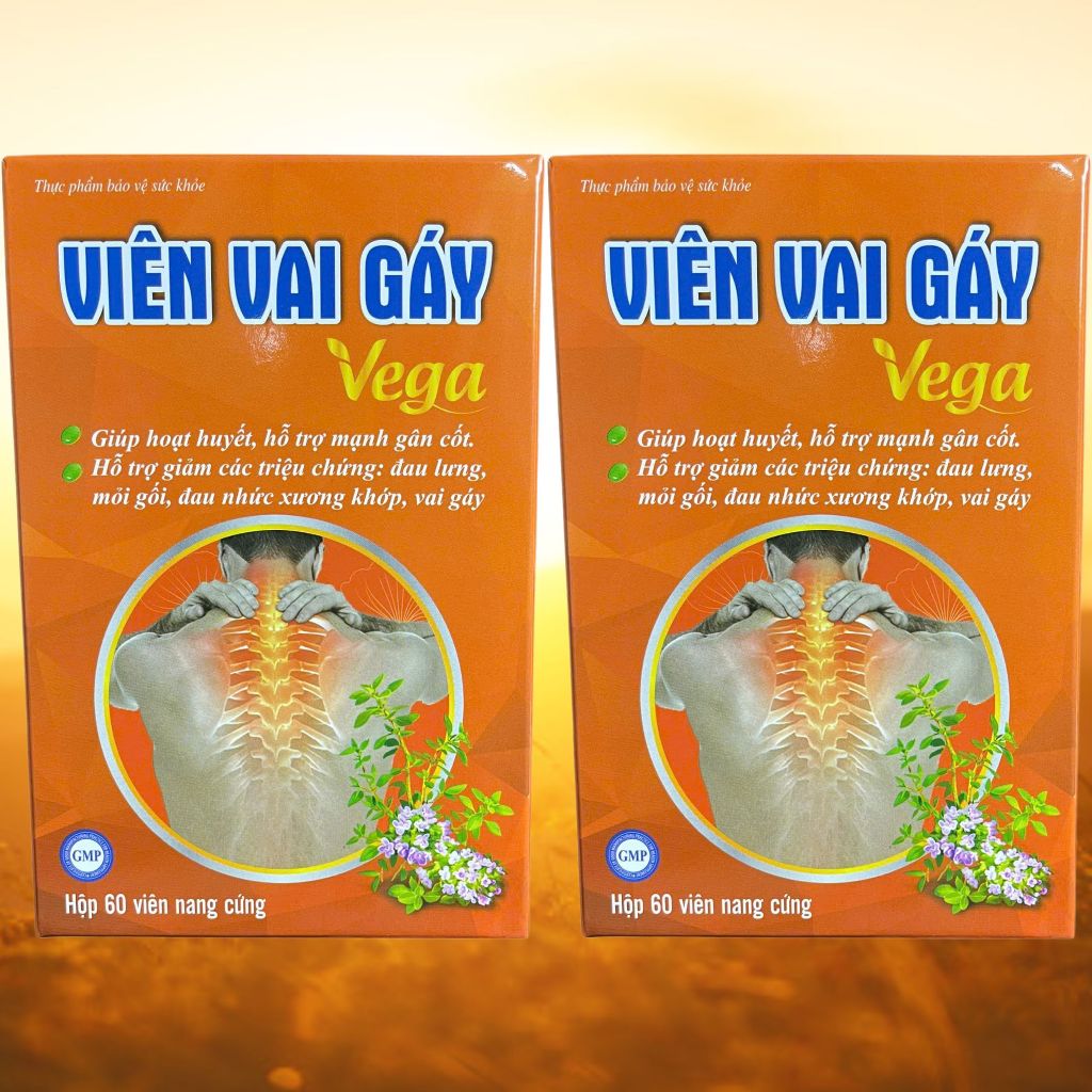 Viên Vai Gáy Vega Chai 60 Viên - Rostex - Vinaphar - Vitamin Thanh Lọc