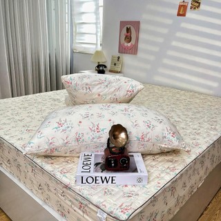 Bộ ga giường và vỏ gối Cotton Icy chần bông M2T BEDDING - bộ gồm 1 ga giường và 2 vỏ gối nằm