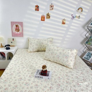 Bộ ga giường và vỏ gối Cotton Icy chần bông M2T BEDDING - bộ gồm 1 ga giường và 2 vỏ gối nằm