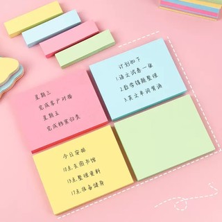[Sản phẩm bán chạy nhất] Giấy ghi chú bốn màu, 100 tờ/gói, hoàn hảo để ghi chú, đánh dấu trang và học tập hiệu quả.