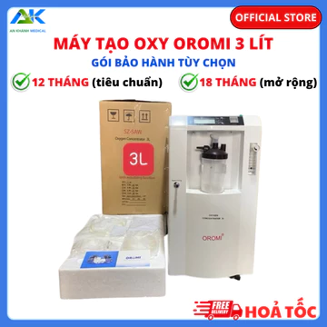 Máy Tạo Oxy 3 Lít OROMI SZ-5AW - Máy Thở Oxy Y Tế, Hỗ Trợ Hô Hấp Gia Đình