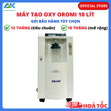 Máy Tạo Oxy 10 Lít OROMI SZ-5AW - Thiết Bị Trợ Thở Công Suất Lớn, Có Tích Hợp Xông Khí Dung
