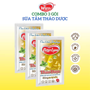 Sữa Tắm Thảo Dược EnterLyna Dạng Gói 6 gram/gói giúp làm sạch Dưỡng Ẩm lưu hương Tiện Dụng Tiết Kiệm