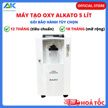 Máy Tạo Oxy ALKATO SZ-5AW 5 Lít - Máy Thở Oxy Y Tế, Hỗ Trợ Hô Hấp Gia Đình