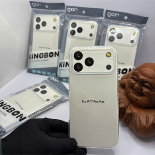 Ốp Lưng iPHONE Silicon dẻo Trong Suốt,Siêu Mỏng GOR KiNGBON cho 11 đến 17 PRO MAX