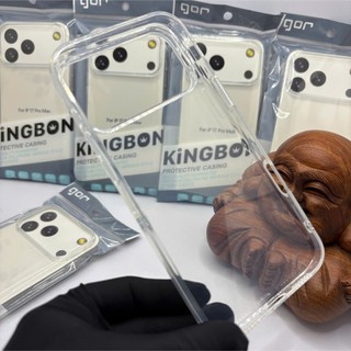 Ốp Lưng iPHONE Silicon dẻo Trong Suốt,Siêu Mỏng GOR KiNGBON cho 11 đến 17 PRO MAX
