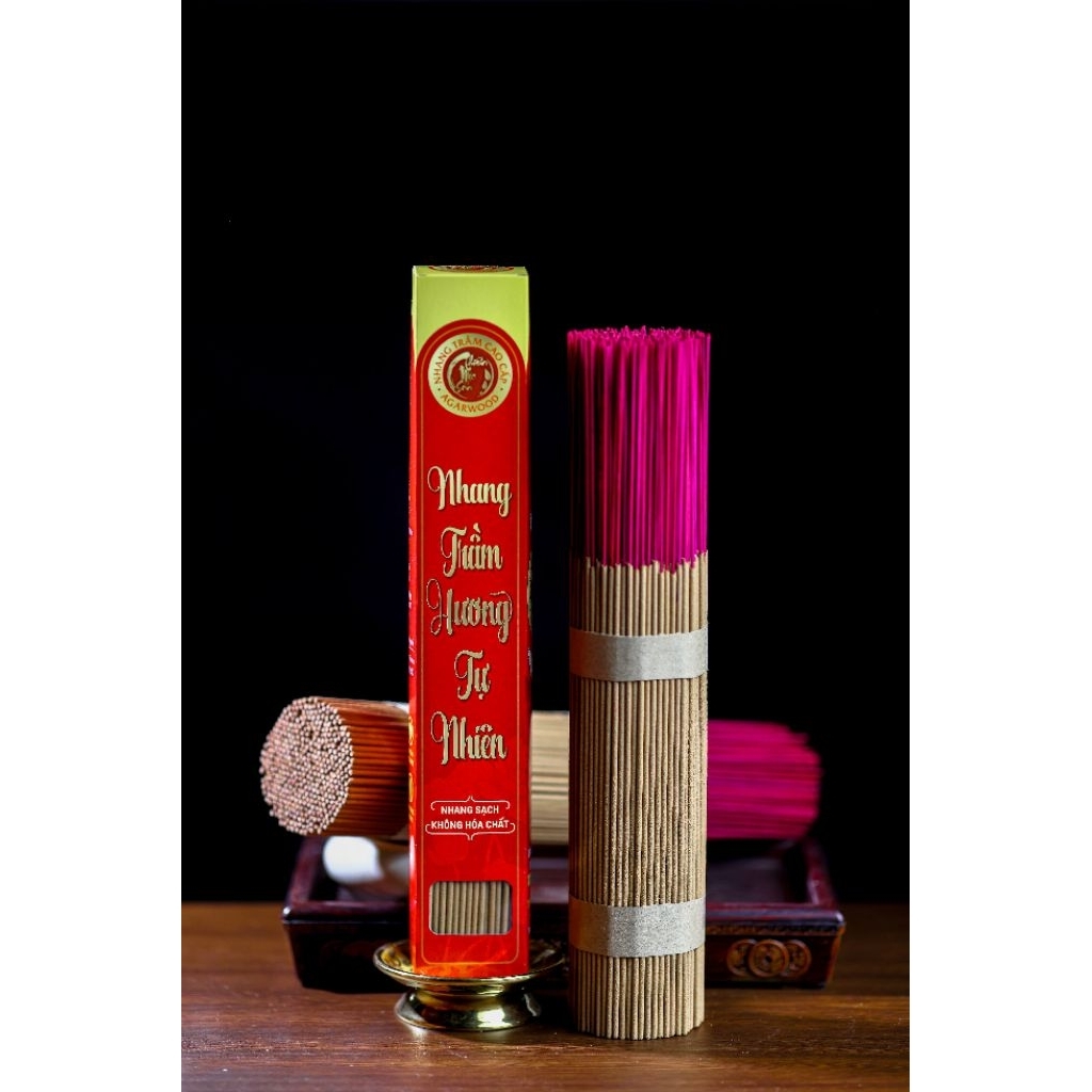 [300 cây] Nhang Trầm Hương Thiên Mộc Sơn - 40 Cm- Mùi thơm dịu nhẹ nhàng- Không hóa chất
