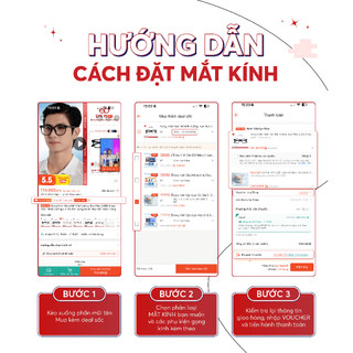 Gọng Kính Cận Vuông Nam Nữ Eye Plus 2383 Titanium Siêu Nhẹ Chống Gỉ Bền Đẹp Kính Mắt Thời Trang