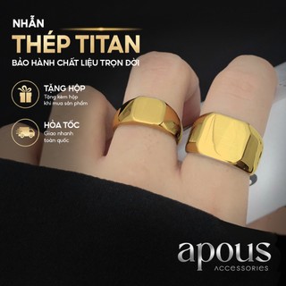 Gold-Plated Ring by Apous & Yemie - Trang sức 316L