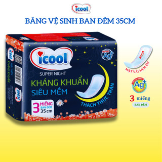 Băng Vệ Sinh ICOOL Siêu Mềm Siêu Thấm Hàng Chính Hãng Kháng Khuẩn Khử Mùi hiệu quả -link Quà Tặng
