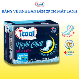 Băng Vệ Sinh ICOOL Siêu Mềm Siêu Thấm Hàng Chính Hãng Kháng Khuẩn Khử Mùi hiệu quả -link Quà Tặng