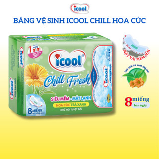Băng Vệ Sinh ICOOL Siêu Mềm Siêu Thấm Hàng Chính Hãng Kháng Khuẩn Khử Mùi hiệu quả -link Quà Tặng