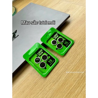 MẮT Camera iPhone Có Khung TRỢ | Dán Chuẩn Không Lệch | Chống Xước 9H | Full Mã | Mua 1 Tặng 1