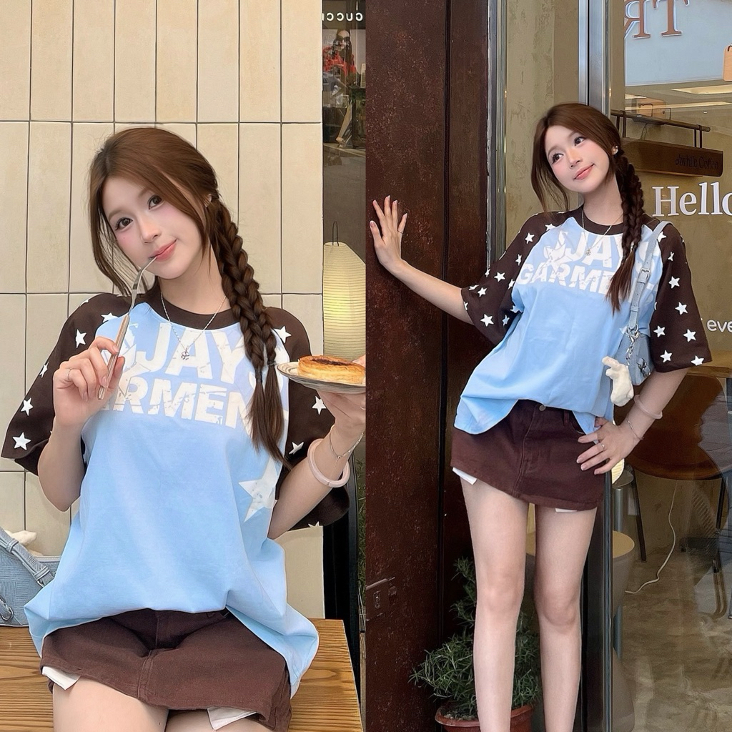 Thun JAY GARMENT Tee BOXY - Áo thun cotton màu HỒNG/VÀNG CHANH form rộng nam nữ unisex 🖤 Áo phông boxy Brand Jaystoree