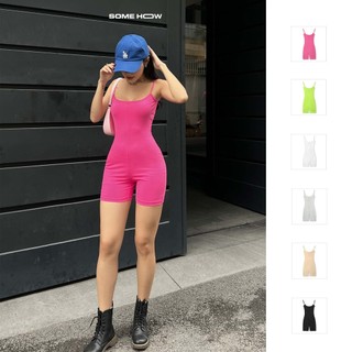 Jumpsuit Nữ Short Colorful Plain , Chất Vải WJS001 SOME HOW STORE