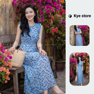 Đầm thiết kế KYE Chika dress váy voan dáng dài