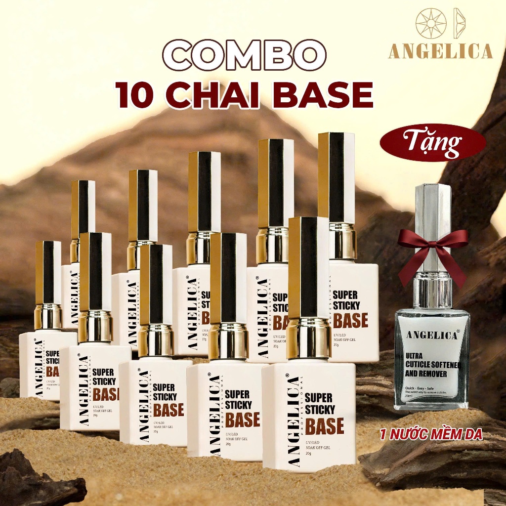 Combo 10 Chai Bộ Công Năng Siêu Cấp Base , Top , Cứng Móng , Biab Bản Nâng Cấp Chai 20g
